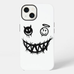 Goth Punk Spooky Creepy Cute Stitched Mouth iPhone 13 Case