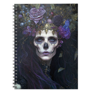Goth Queen Fantasy Art Notebook