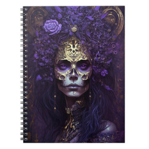 Goth Queen Fantasy Art Notebook