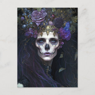 Goth Queen Fantasy Art Postcard