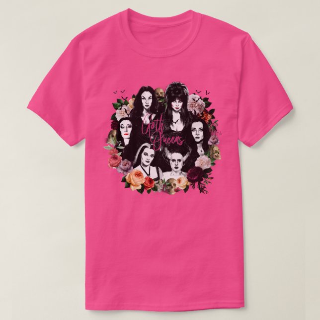 Goth Queens Elvira T-Shirt (Design Front)