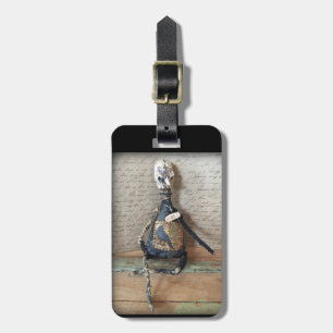 Goth Raven Crow Art Luggage Travel ID Tag Label   