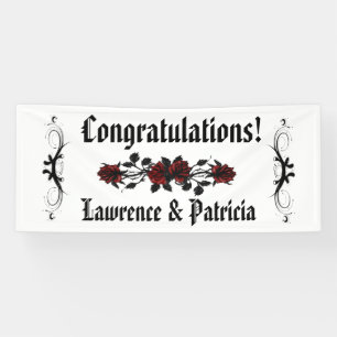 Goth Red Rose Banner