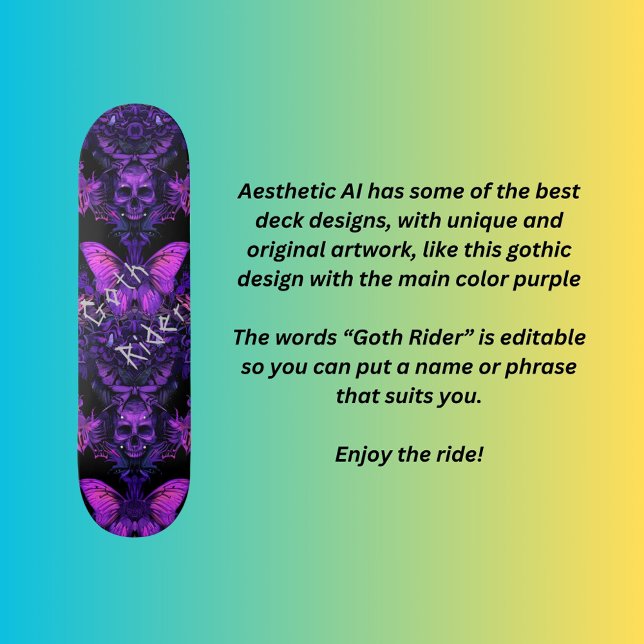 Goth Rider  Skateboard (Creator Uploaded)