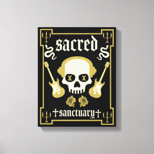 Goth Rock Fashion Canvas Print