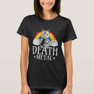 Goth Rock Satan Cat For Concerts Festivals Death M T-Shirt