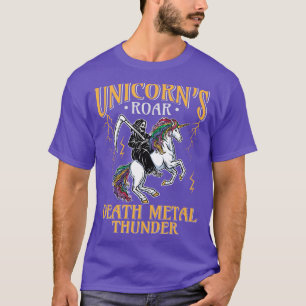 Goth Rock Satan Unicorn Festivals Death Metal 17 T-Shirt