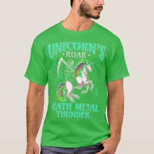 Goth Rock Satan Unicorn Festivals Death Metal 34 T-Shirt