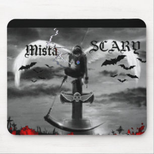 Goth Scene Angel Cross M.S. Logo Wing Skull Pad Mouse Mat