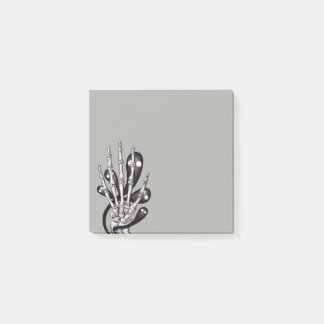 Goth Skeleton Hand Creepy Ghosts Post-it Notes