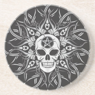 Goth Skull Coaster