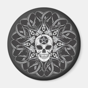 Goth Skull Magnet