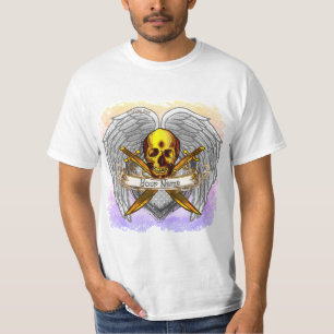 Goth skull Warrior  t-shirt