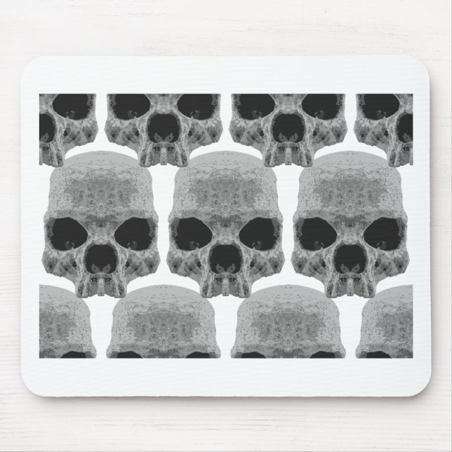 goth skulls mouse mat (Front)