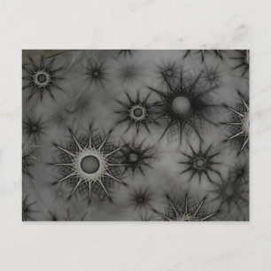 Goth snowflake postcard