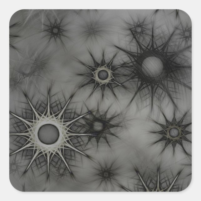 Goth snowflake stickers (Front)