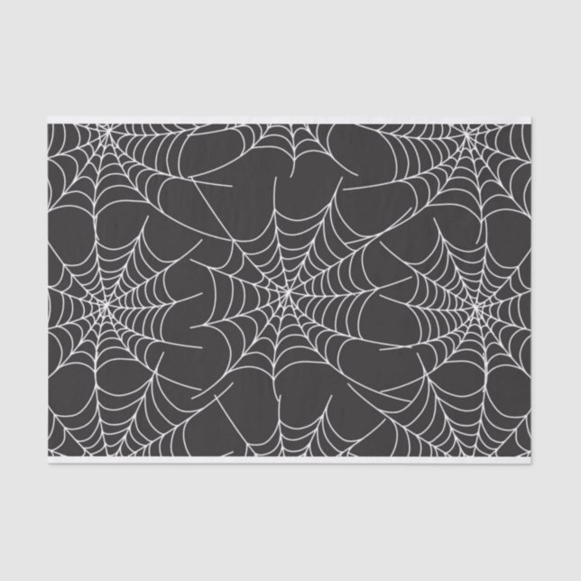 Goth Spider Web Tissue Paper | Halloween and Goth (Front)