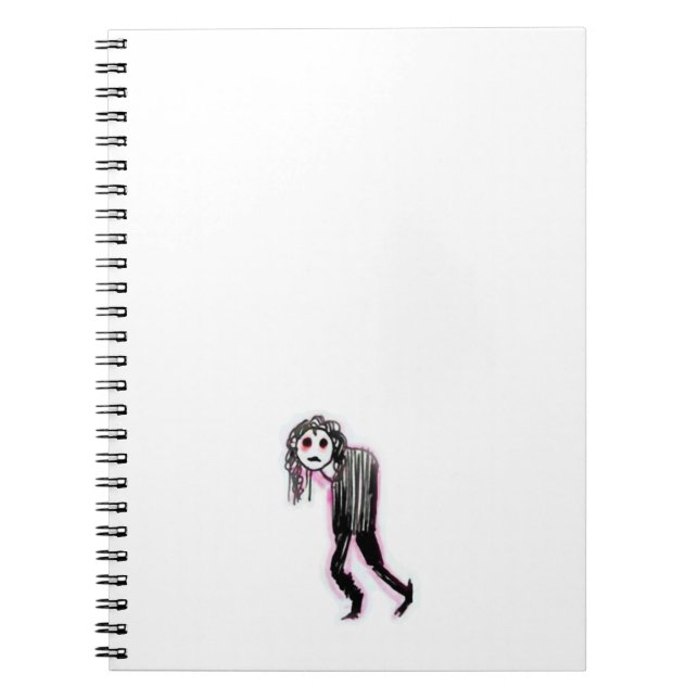 Goth Spiral Photo Notebook (Front)