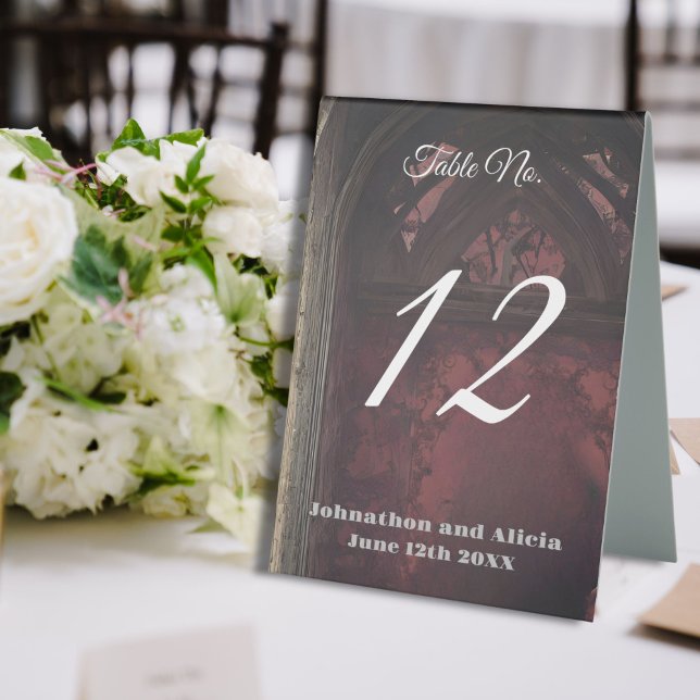 Goth style wedding table decorations Dark Moody (Creator Uploaded)