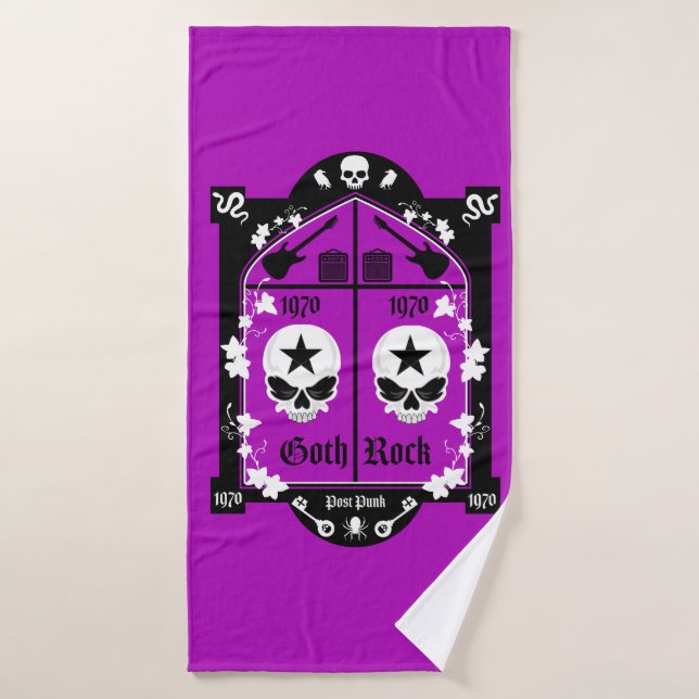 Goth Subculture Fashion Bath Towel (Bath Towel)