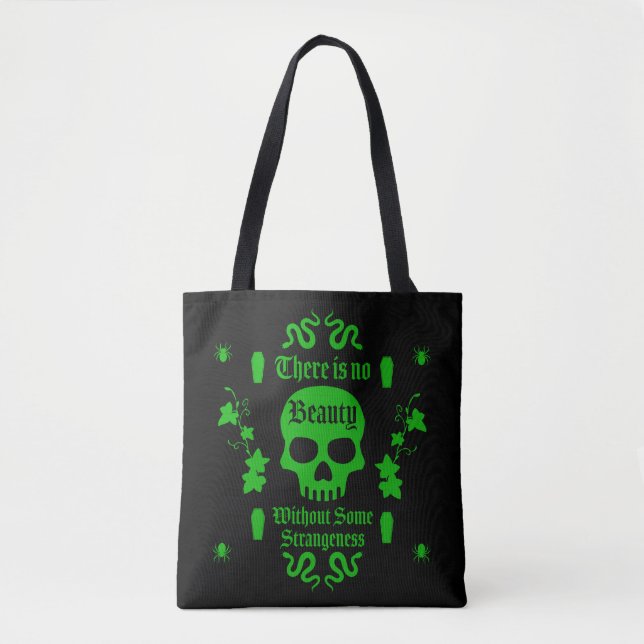 Goth Subculture Fashion Tote Bag (Front)