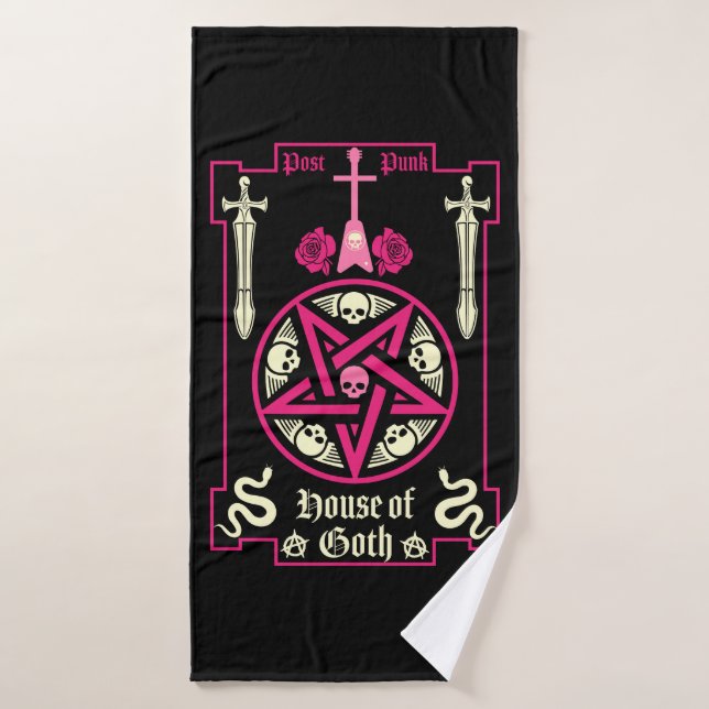 Goth Subculture Post Punk Music Bath Towel (Bath Towel)