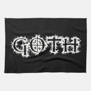 Goth Tea Towel