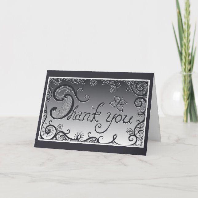 Goth Thank You Card ;-) (Front)