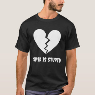 Goth Valentine's Day Gothic Sarcasm Emo Cupid Is S T-Shirt