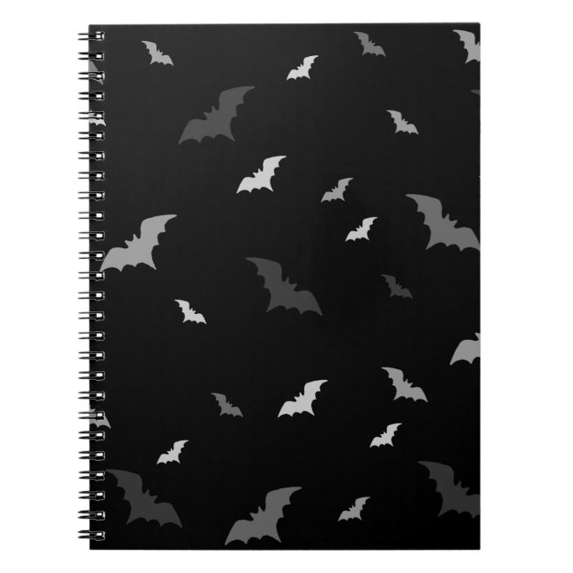 Goth Vampire Bats Notebook (Front)