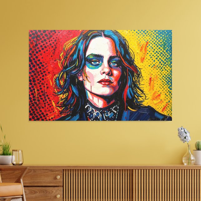 GOTH WASTELAND 2 CANVAS PRINT (Insitu(LivingRoom))