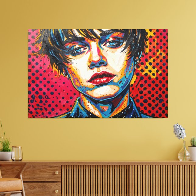 GOTH WASTELAND 3 CANVAS PRINT (Insitu(LivingRoom))