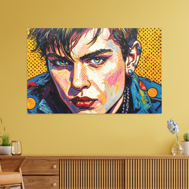 GOTH WASTELAND 4 CANVAS PRINT (Insitu(LivingRoom))