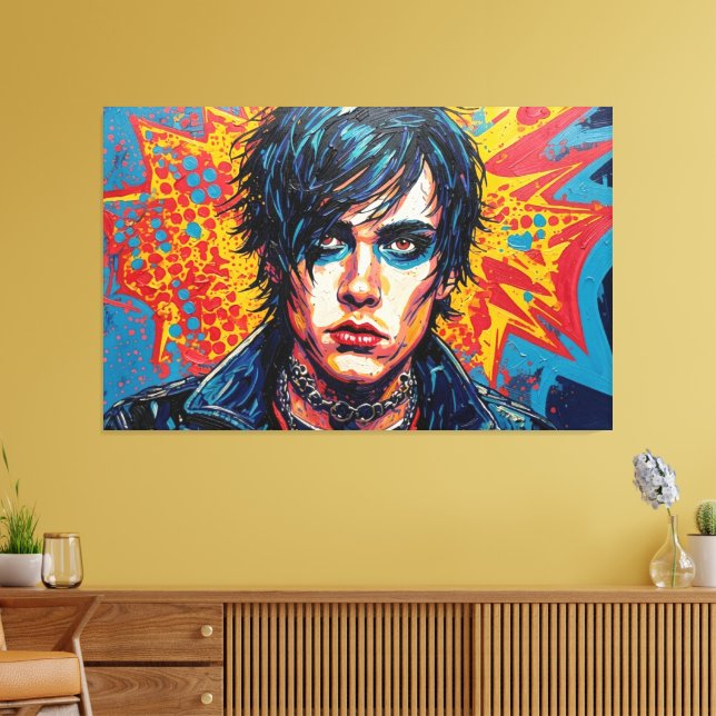GOTH WASTELAND 5 CANVAS PRINT (Insitu(LivingRoom))