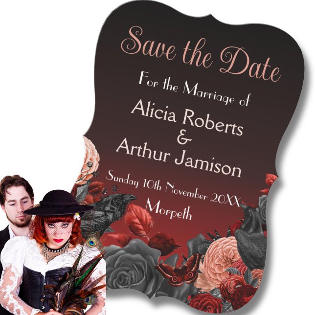 Goth Wedding Black Red Gothic Umber (Creator Uploaded)