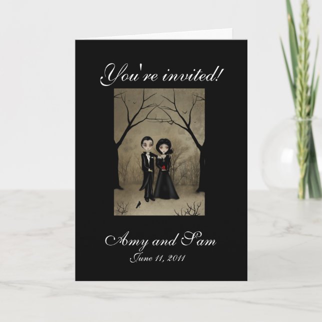Goth Wedding Invitation (Front)