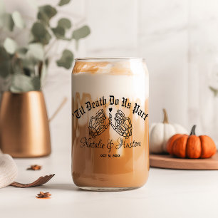 Goth Wedding Personalised Bridesmaids Till Death Can Glass