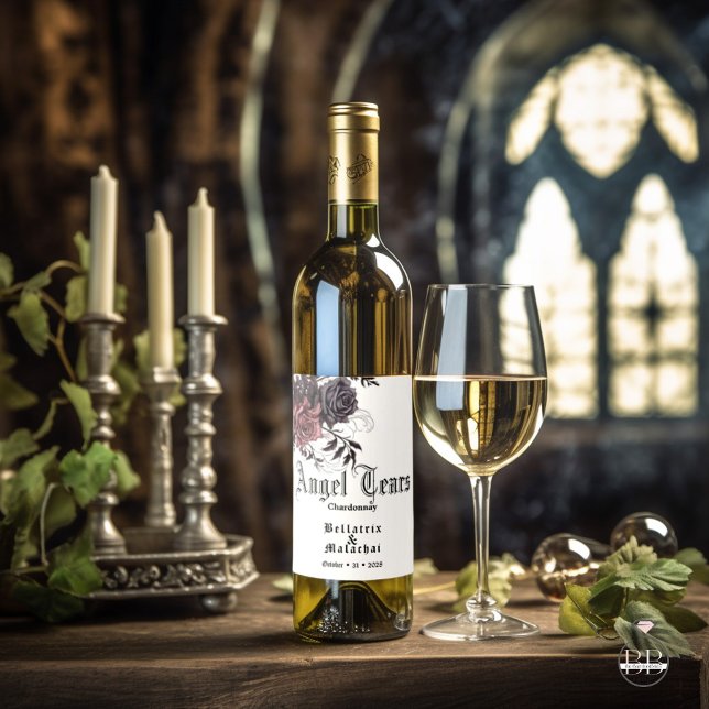 Goth White Wine Angel Tears  Label (Creator Uploaded)
