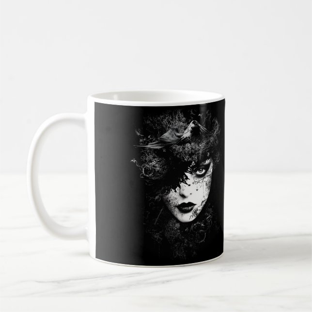 Goth Woman Coffee Mug (Left)
