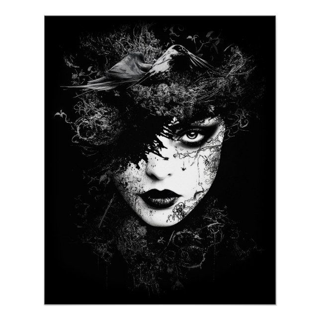Goth Woman Poster (Front)