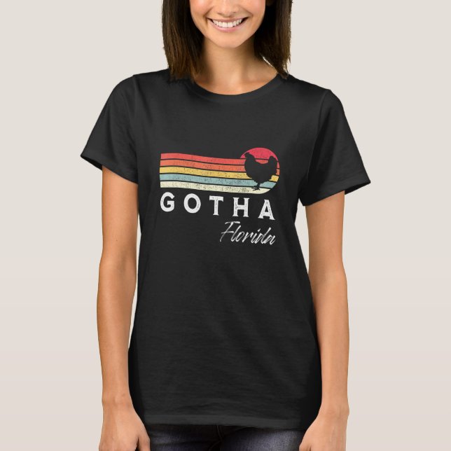Gotha Florida Retro Chicken Souvenir T-Shirt (Front)