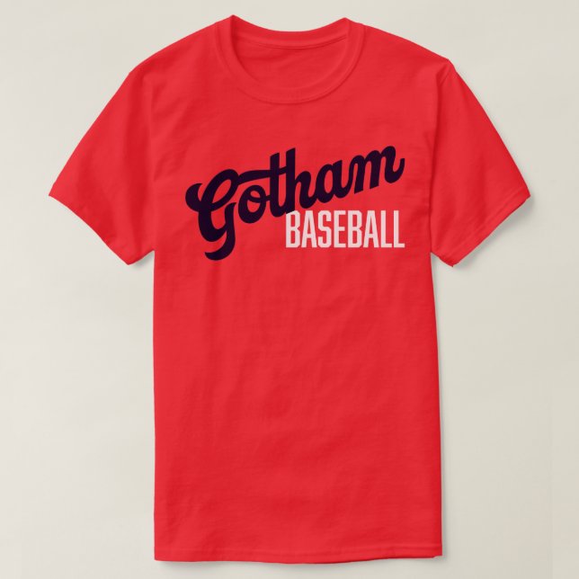 Gotham Baseball TShirt 1 (Design Front)