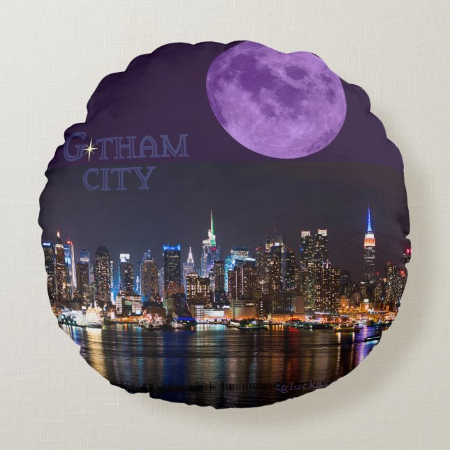 Gotham City NY Pillow (Front)