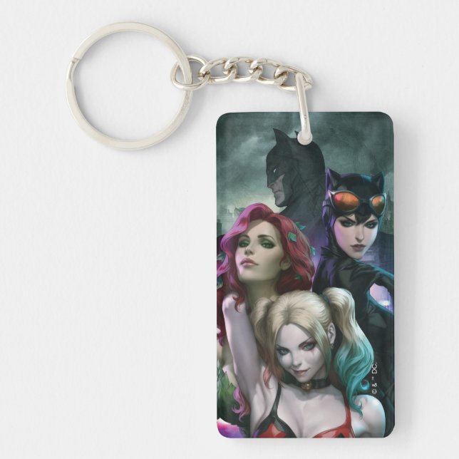 Gotham City Sirens #1000 Comic Cover Variant Key Ring (Front)