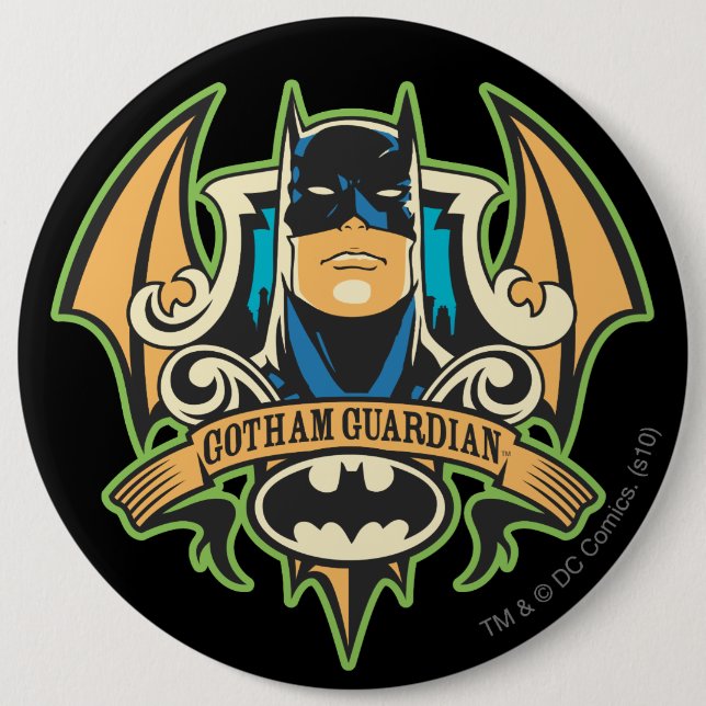Gotham Guardian 6 Cm Round Badge (Front)