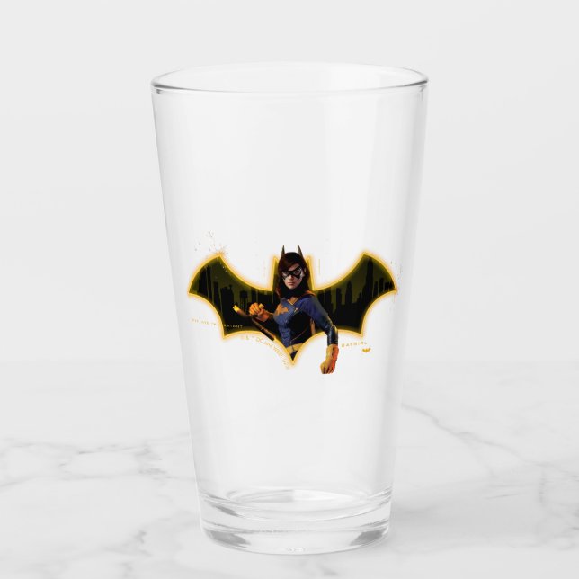 Gotham Knights Batgirl in Logo Glass (Front)