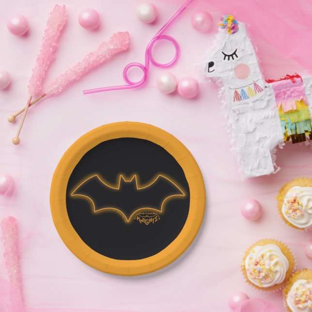 Gotham Knights Batgirl Logo Paper Plate (Party)