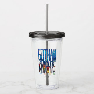 Gotham Knights City Lettering Acrylic Tumbler
