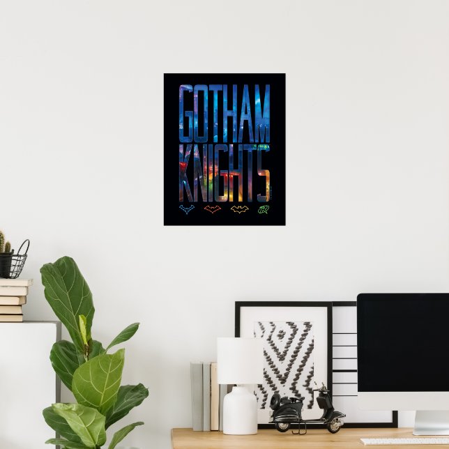 Gotham Knights City Lettering Poster (Home Office)