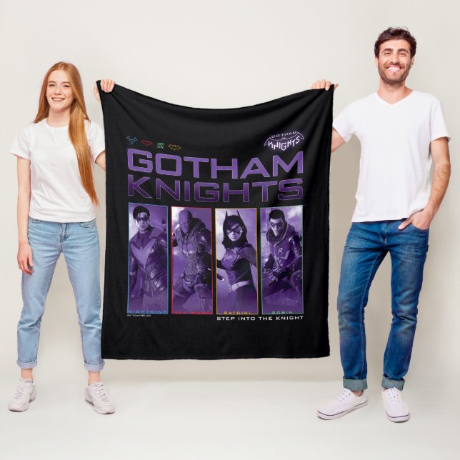 Gotham Knights Hero Panels Fleece Blanket (In Situ)